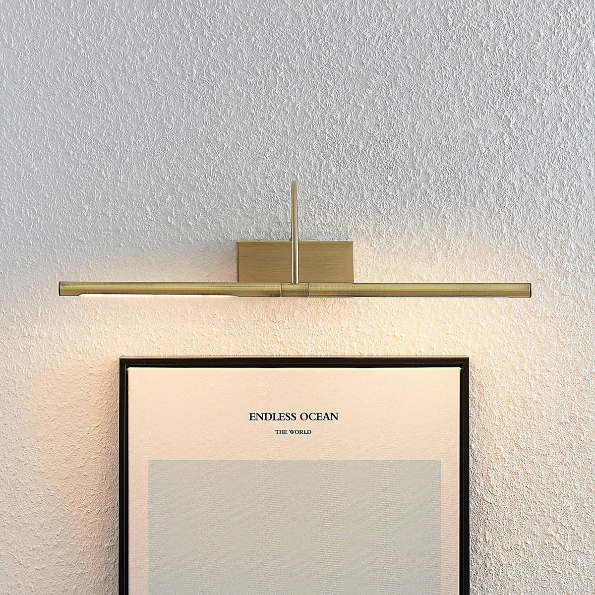 Applique en aluminium antiqueLED, Fehmke laiton ancien, LUCANDE
