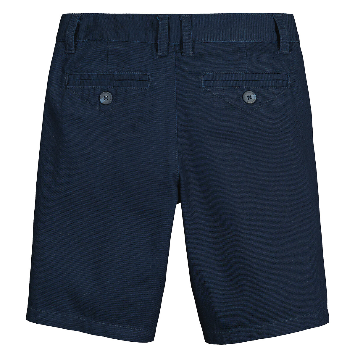 Cotton Bermuda Shorts navy blue, LA REDOUTE COLLECTIONS