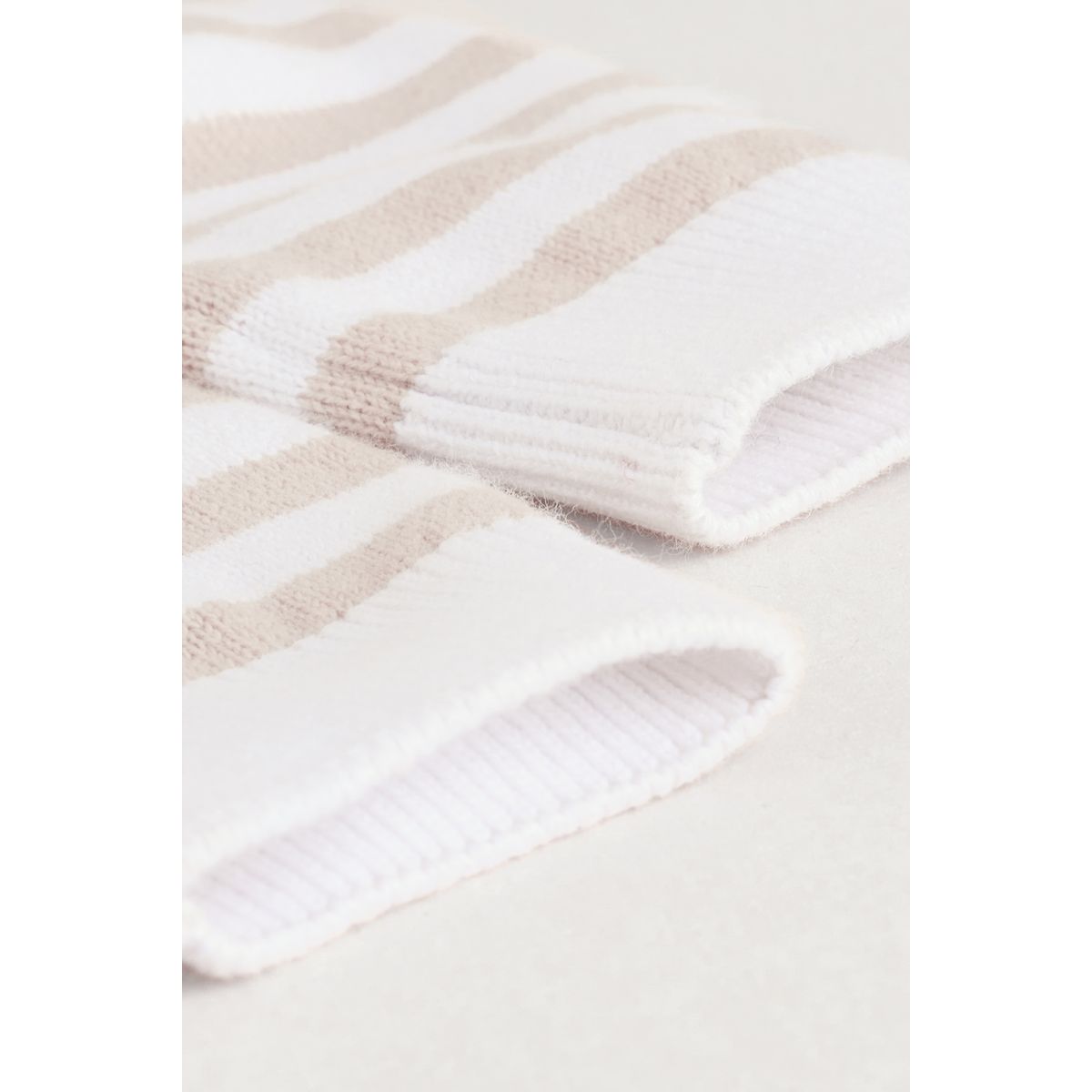 Ensemble haut en maille et legging bébé rayure neutre, NEXT