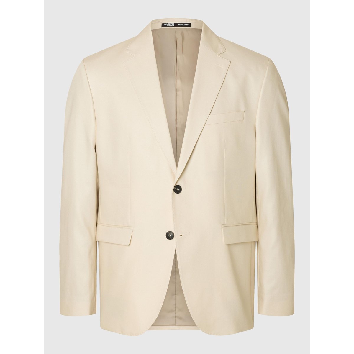 Blazer À Simple Boutonnage oatmeal, SELECTED