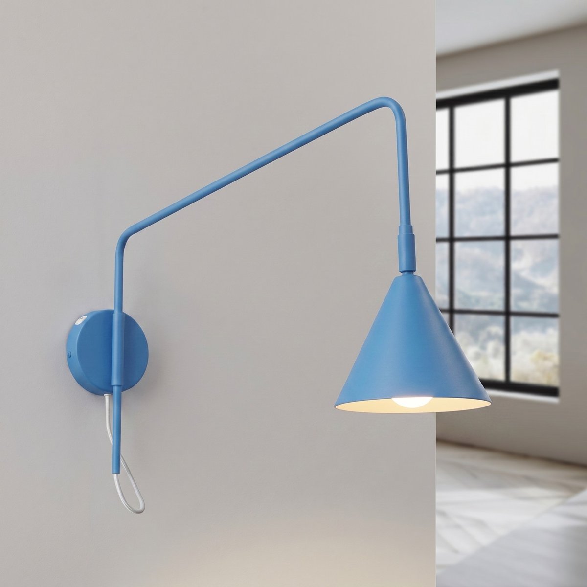 Applique murale Bleu E14 1 Nox bleu, EDEN