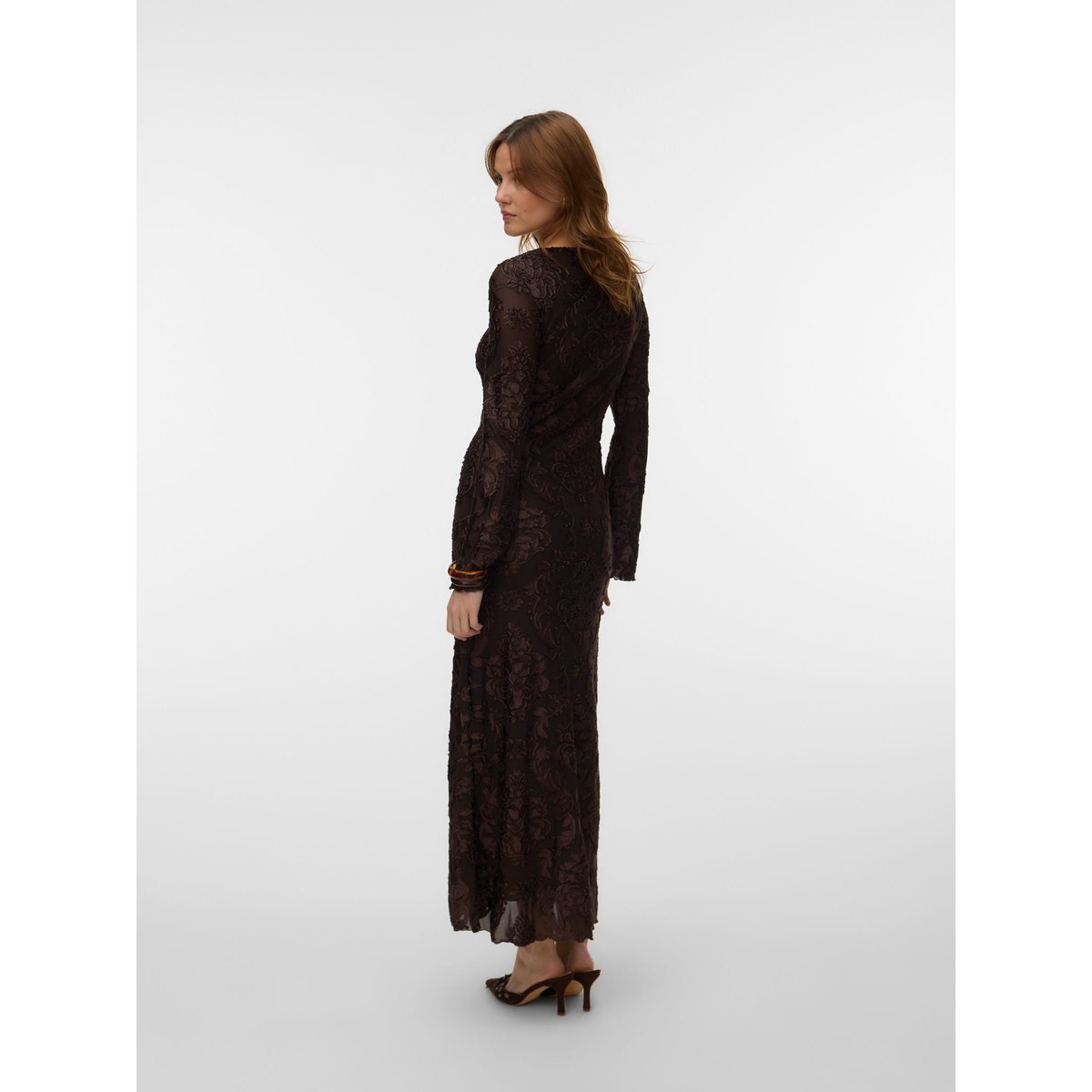 Robe marron - chocolate torte 1, VERO MODA