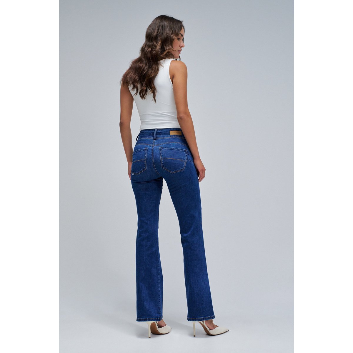 SECRET SILHOUETTE PUSH IN BOOTCUT noir, SALSA JEANS