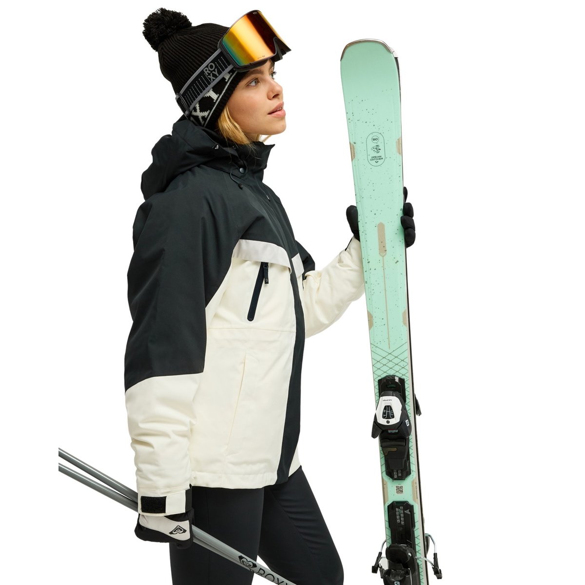 Veste de snow technique 15K GLACIAL GRACE. noir true black, ROXY