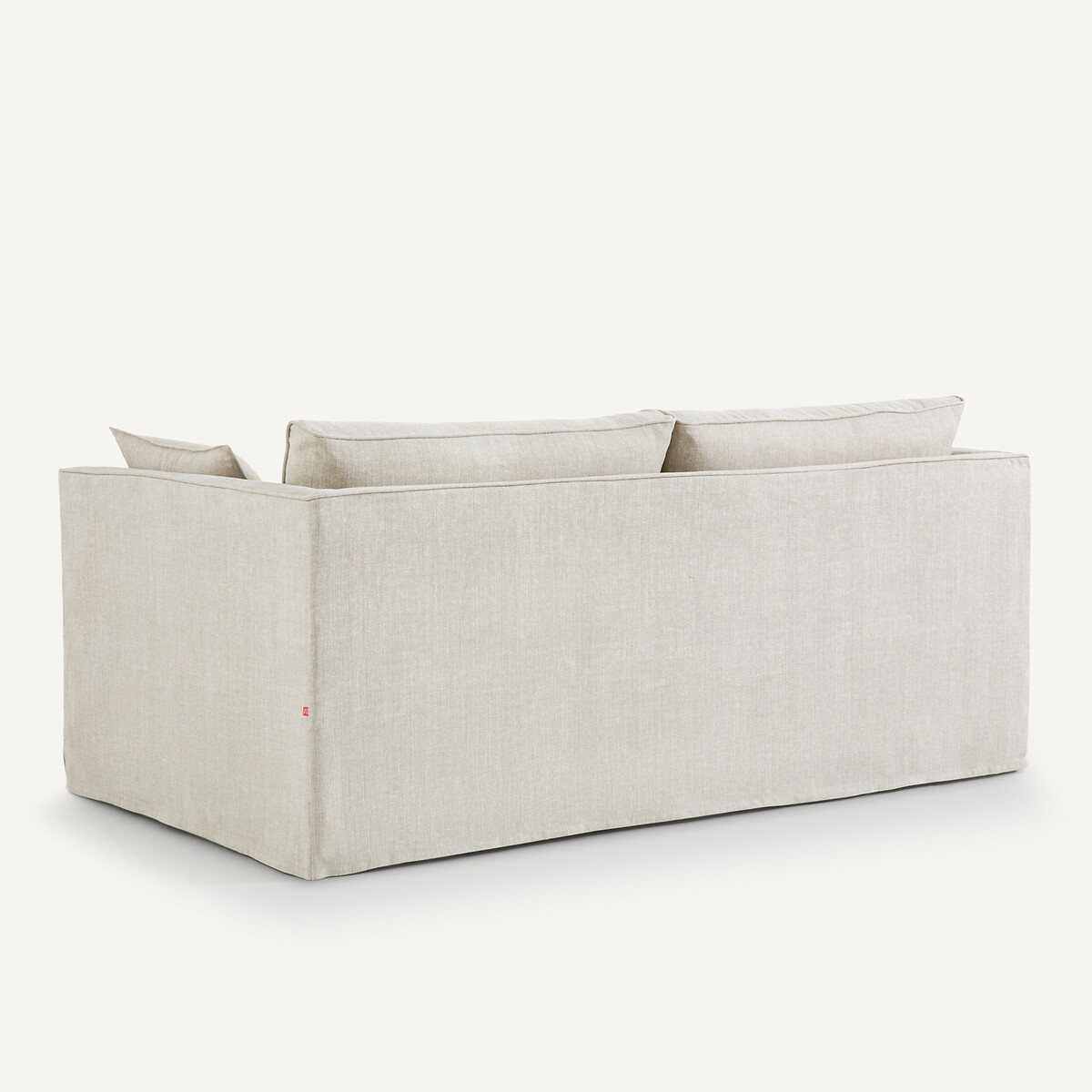 Sofá de 3 o 4 plazas, en algodón/lino, CAMILLE beige , AM.PM