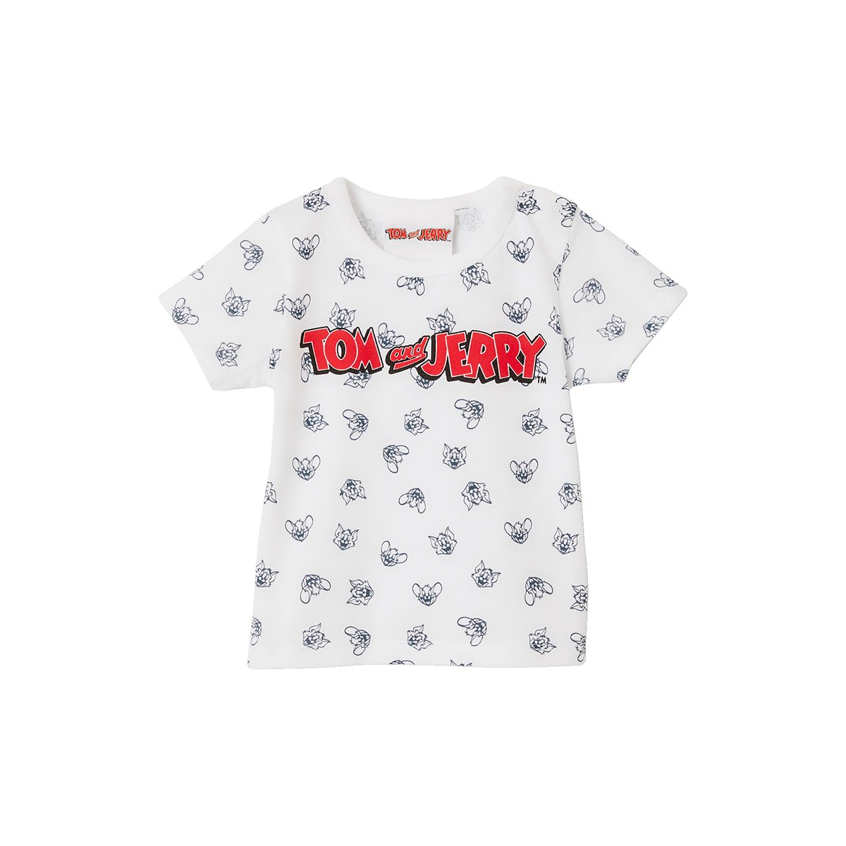 T-shirt Tom & Jerry aop + wording, VERTBAUDET