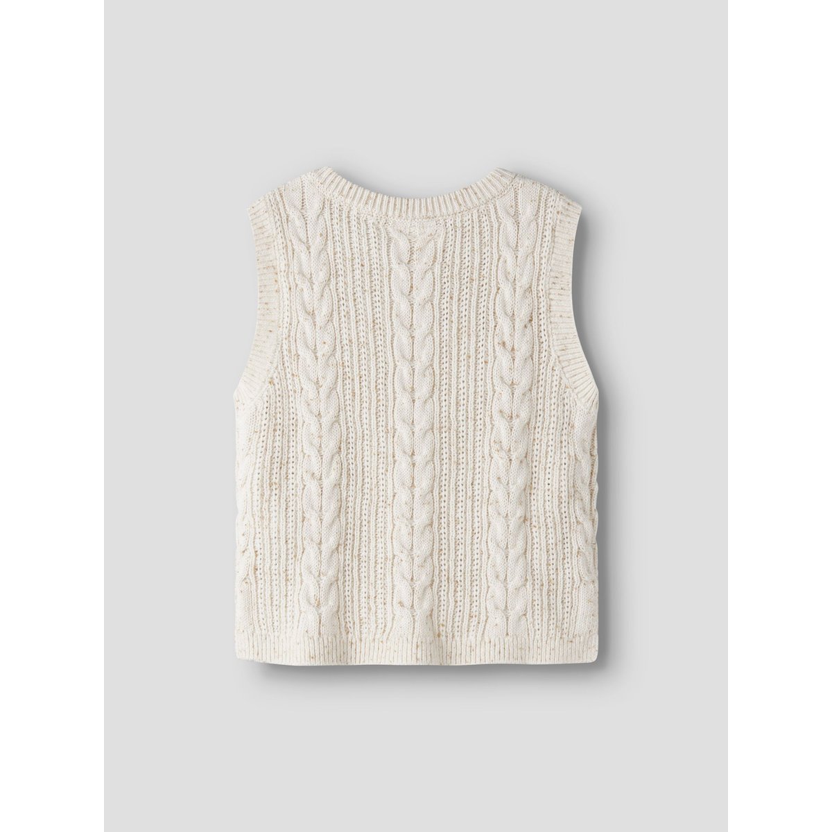Gilet Tricoté blanc - turtledove1, NAME IT