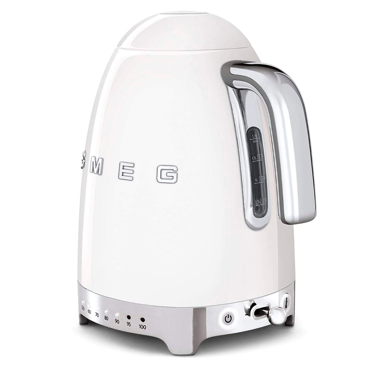 Retro Style 1.7L Variable Temperature Kettle - KLF04 white, SMEG