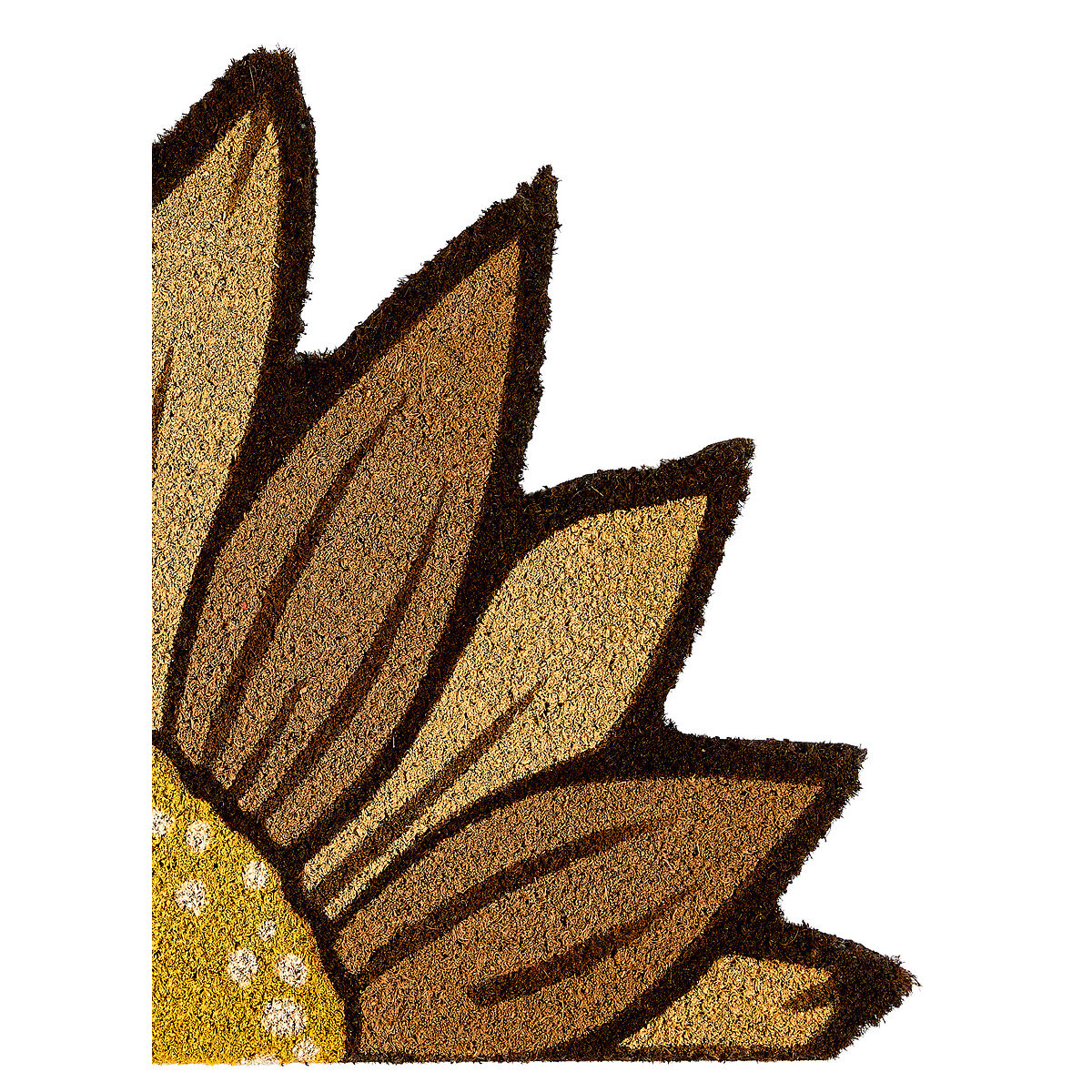 Sunflowers Coir Doormat yellow, MY MAT