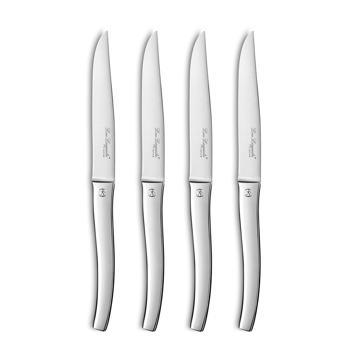 Coffret 4 couteaux steak - ALPHONSE acier, LOU LAGUIOLE
