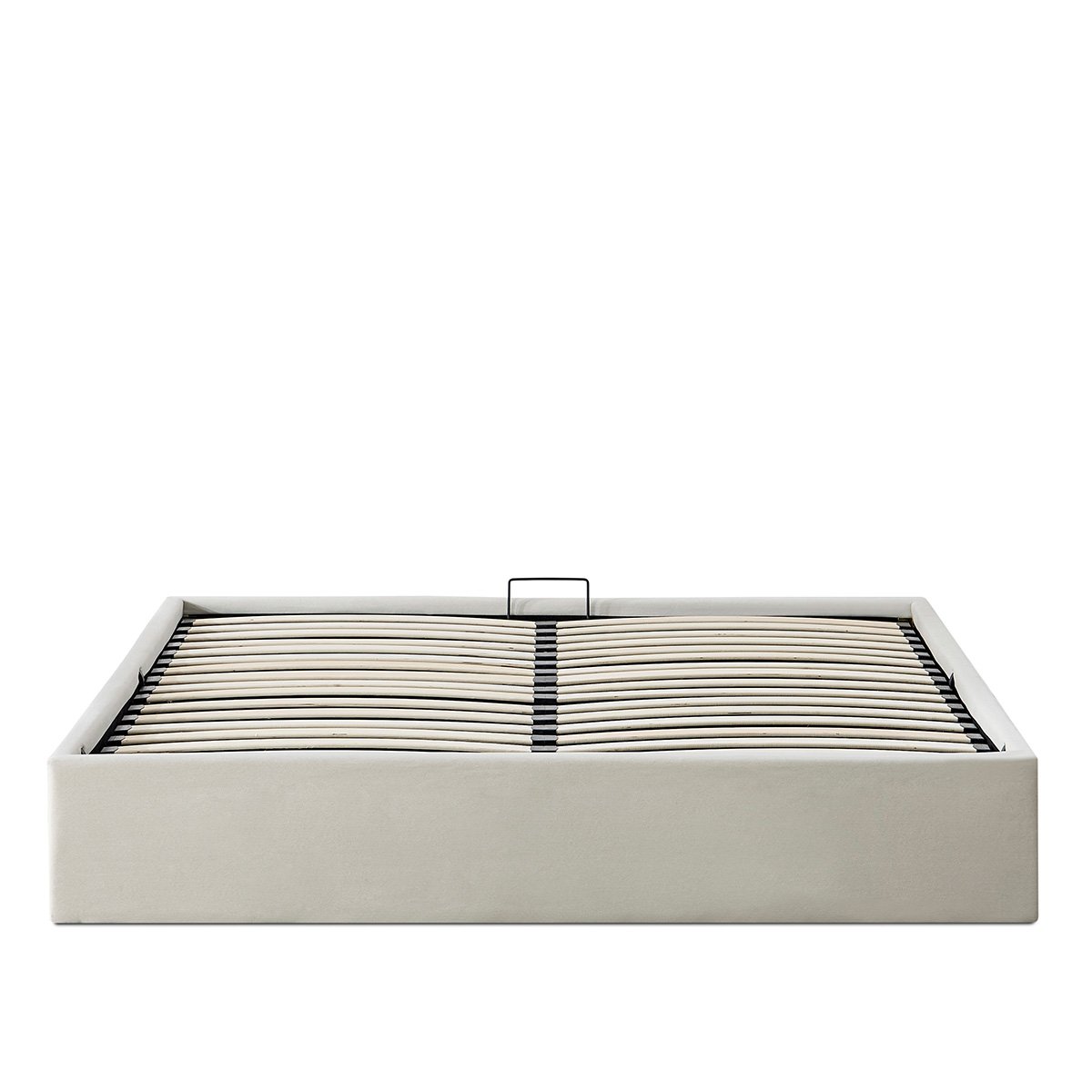 Sommier Coffre Tissu Beige ATLAS beige, OLYMPE LITERIE