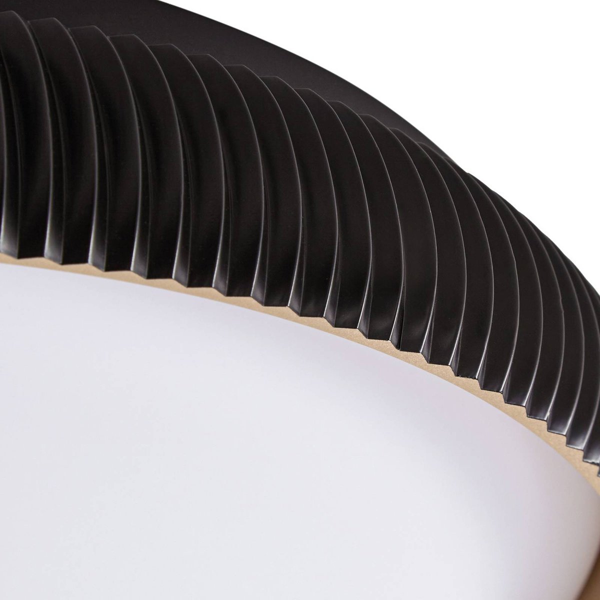 Plafonnier  moderneLED, Jovian noir, doré, blanc, LINDBY