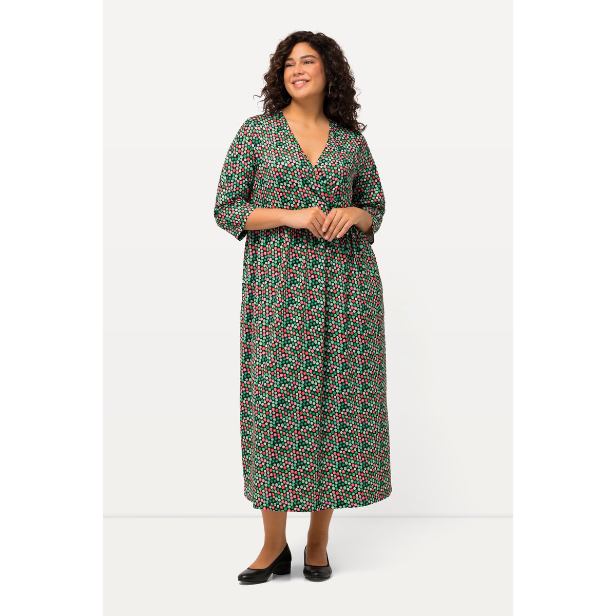 Robe en jersey noir, ULLA POPKEN