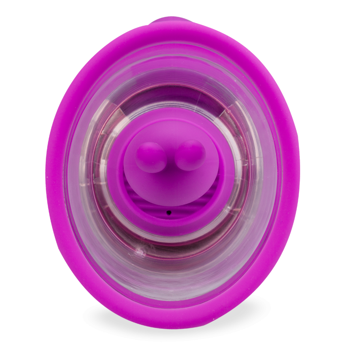 Vibromasseur puissant rabbit avec pompe à vagin Fine violet, LOVE AND VIBES