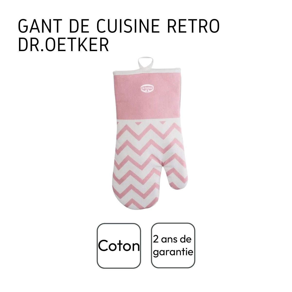 Gant de cuisine rose, DR OETKER