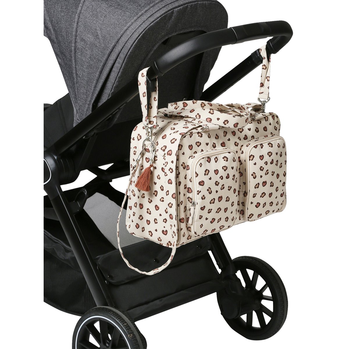 Sac à langer multipoches Family sable, VERTBAUDET