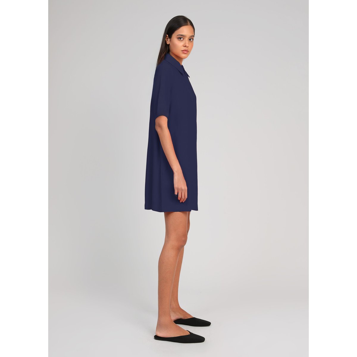 Robe Courte MAPAULA marine, AN'GE