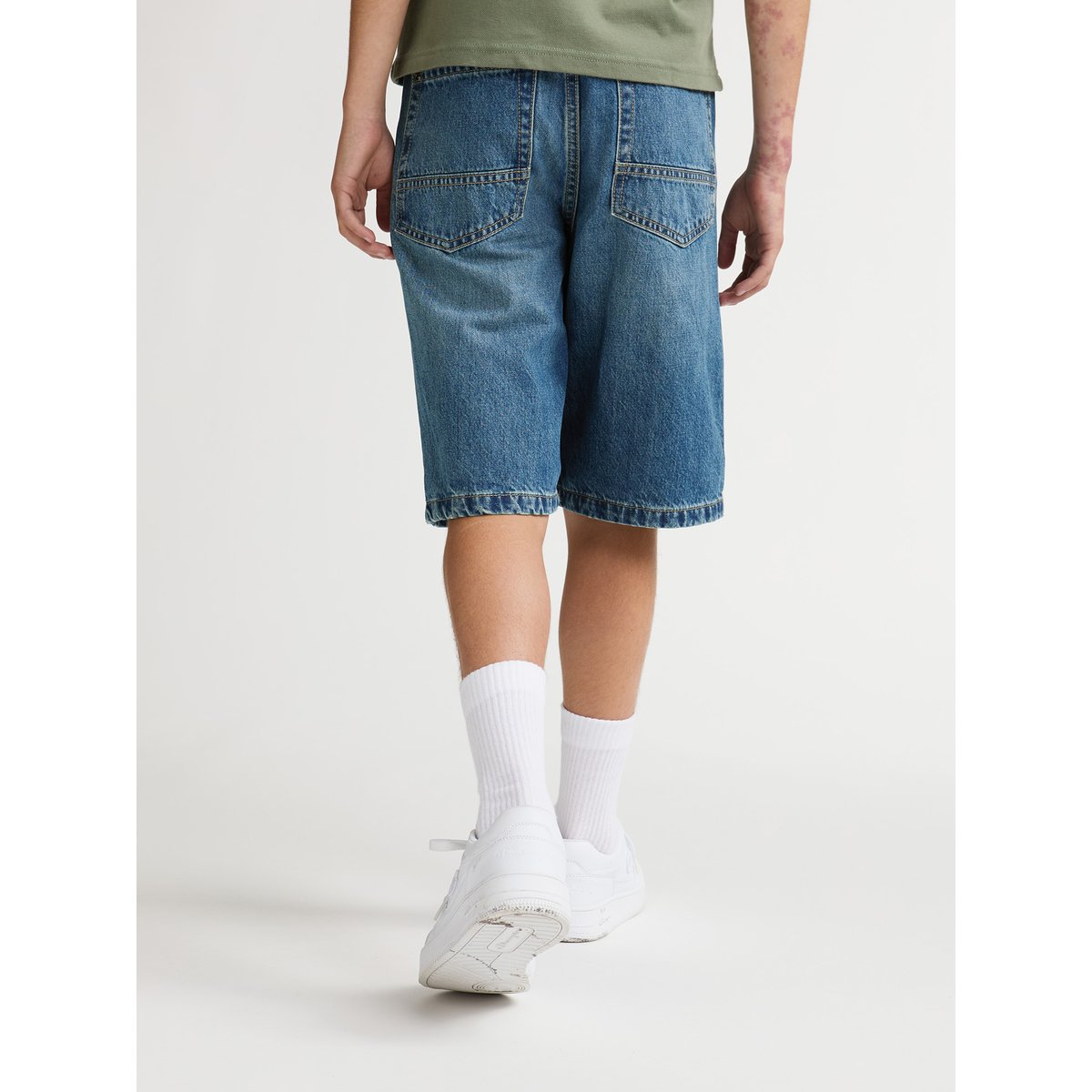 Lenox loose short en jean rosarito bleu medium vintage, PETROL INDUSTRIES