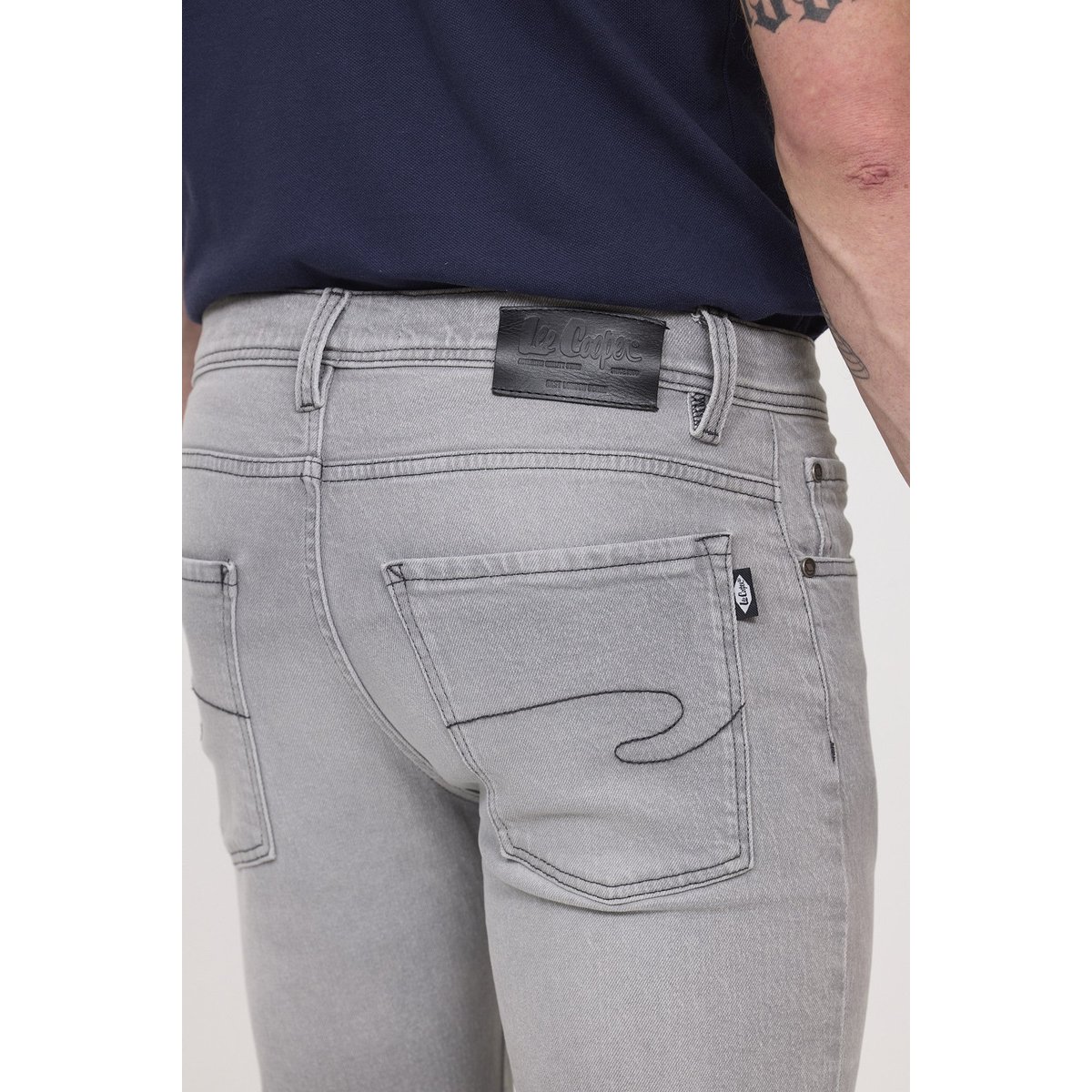 Jean coton straight LC122 gris, LEE COOPER