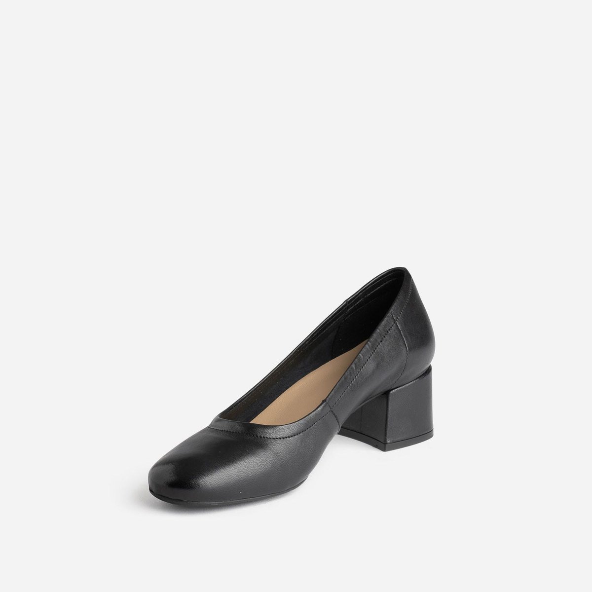 Escarpin en cuir BASMA noir, ERAM