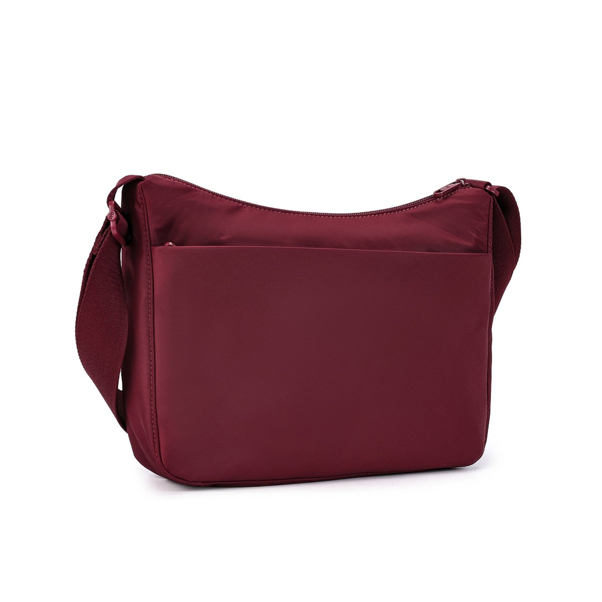 Sac bandoulière urbain avec protection RFID maroon banner, HEDGREN