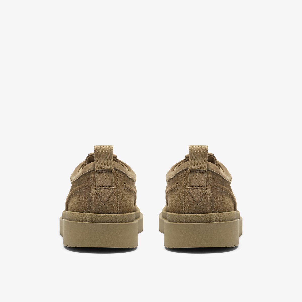 Derbies richelieus Suède POLDEN MOC beige sable, CLARKS