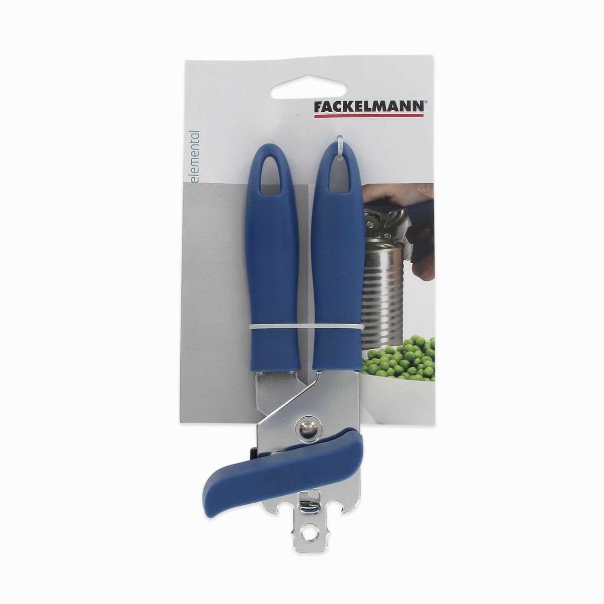 Ouvre boîtes ELEMENTAL gris,bleu, FACKELMANN