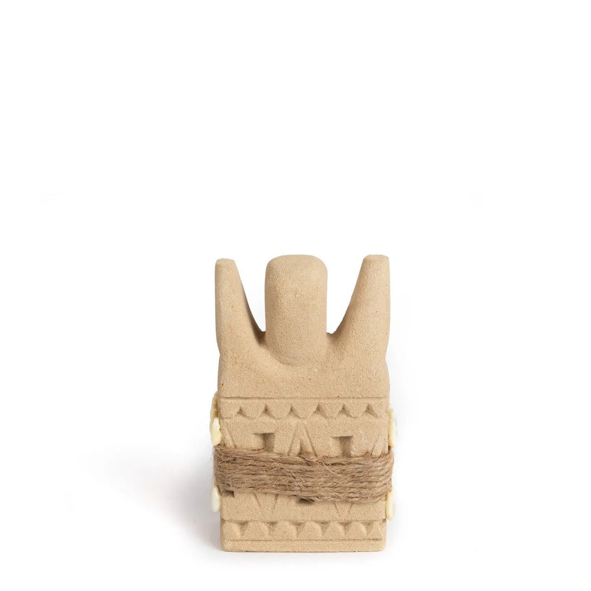 Statuette en grès SUMBA beige, BAZAR BIZAR