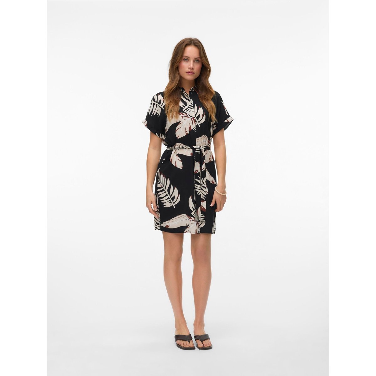 Robe Chemise VMEASY Robe courte noire - black, VERO MODA