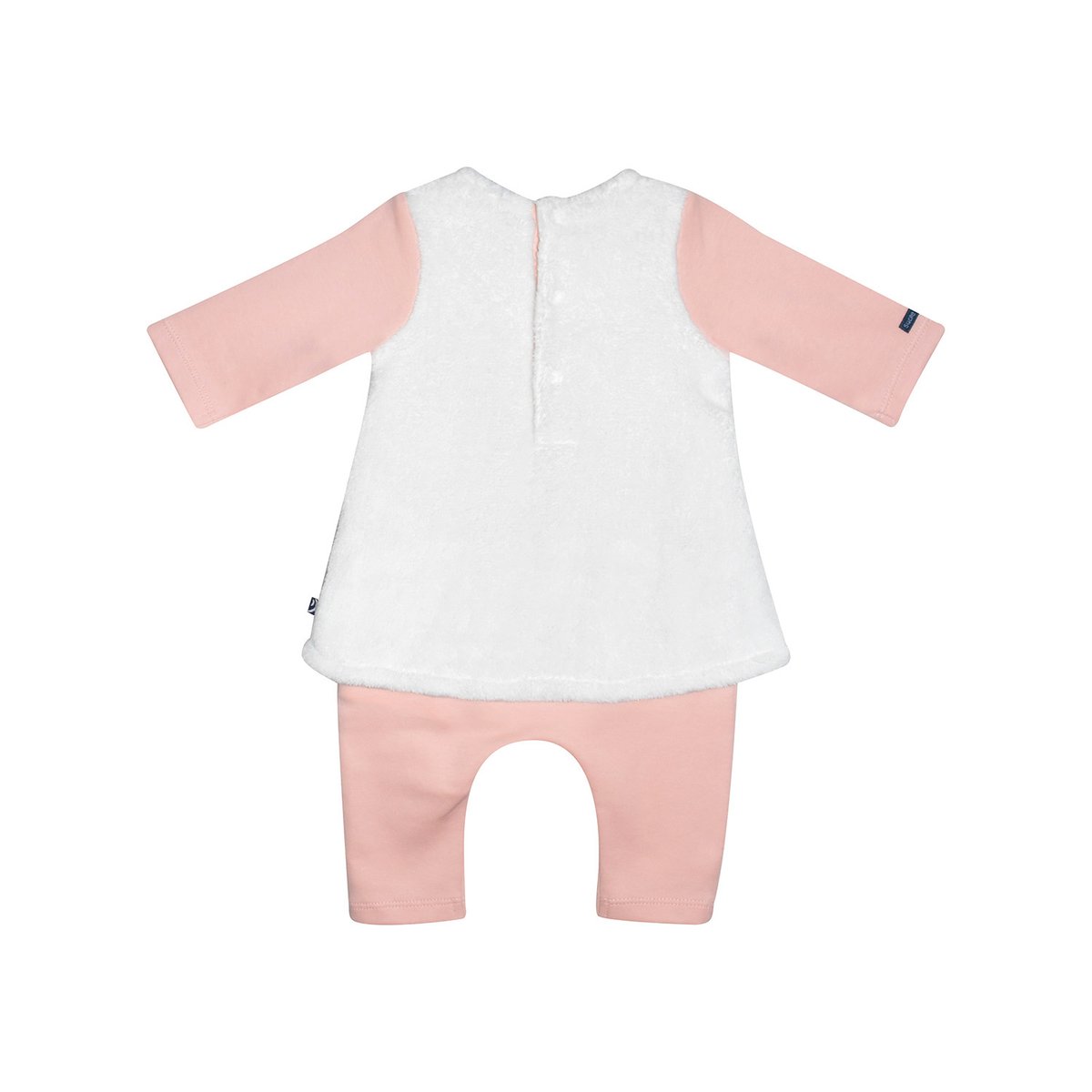 Combirobe margaux maille sucre d'orge rose, SUCRE D'ORGE