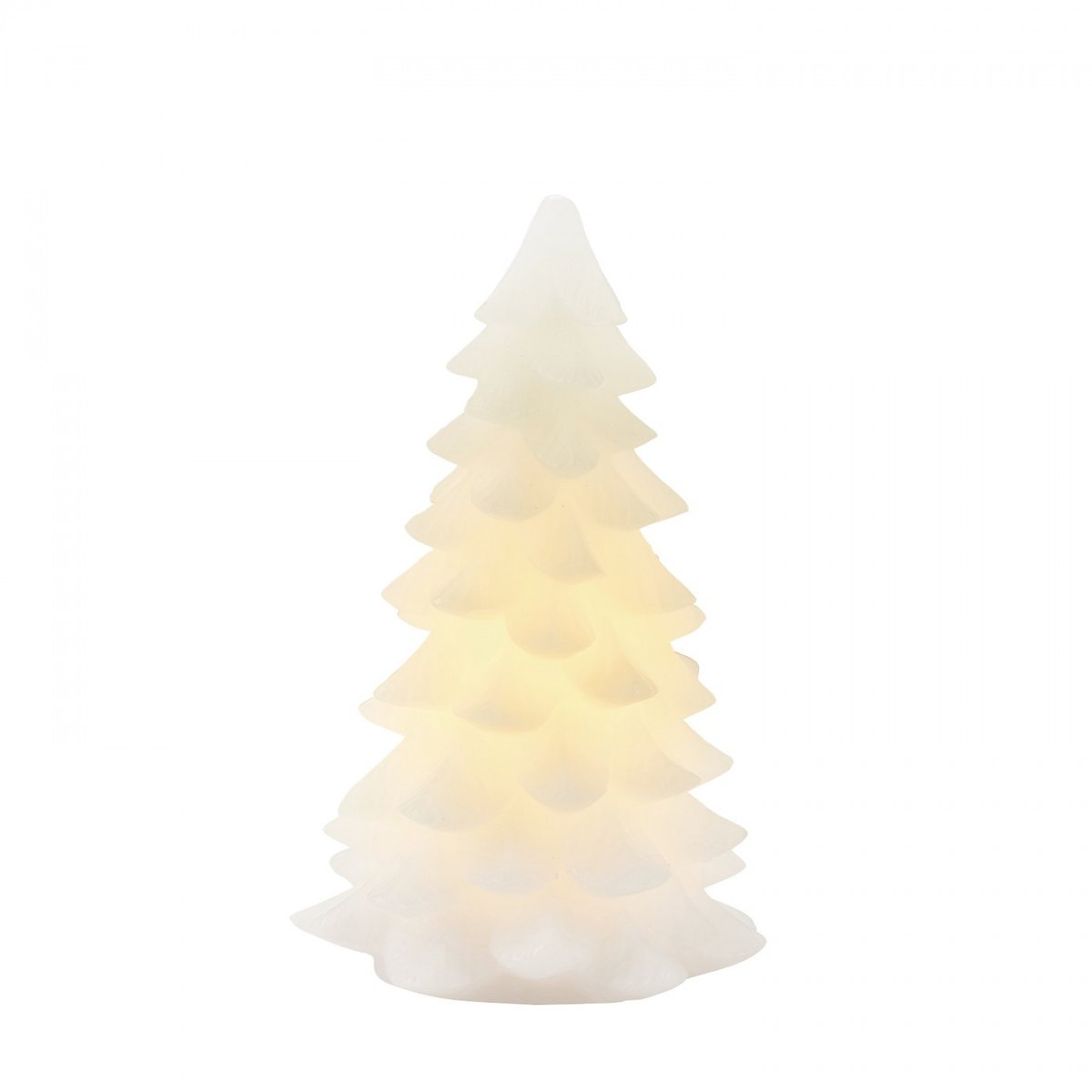 Sapin Carla LED H 19cm blanche, SIRIUS