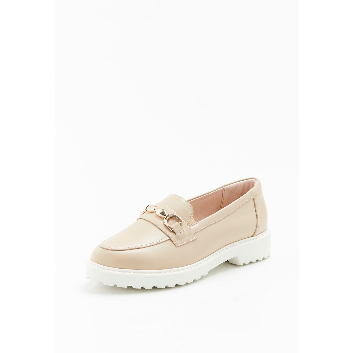 Mocassins détails strass Amortyl marron beige, DAMART
