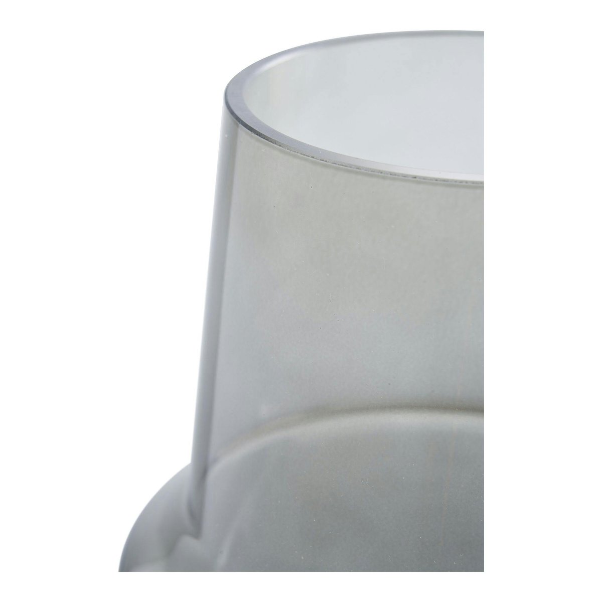 Vase en verre fumé gris gris, PIER IMPORT