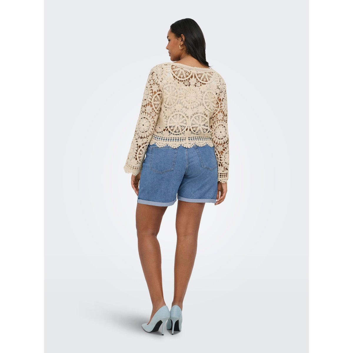 Jean Coupe Droite medium blue denim, ONLY CARMAKOMA