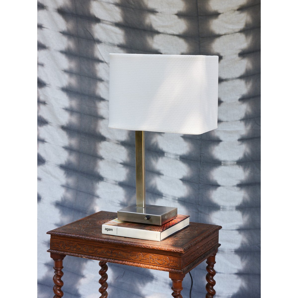 Lampe de bureau design Julia N°963 - Bon état blanc, DEBONGOUT