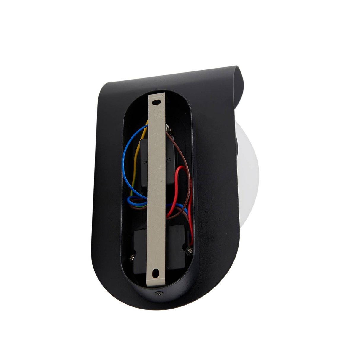 Applique extérieure en aluminium moderneLED noir, blanc, LINDBY