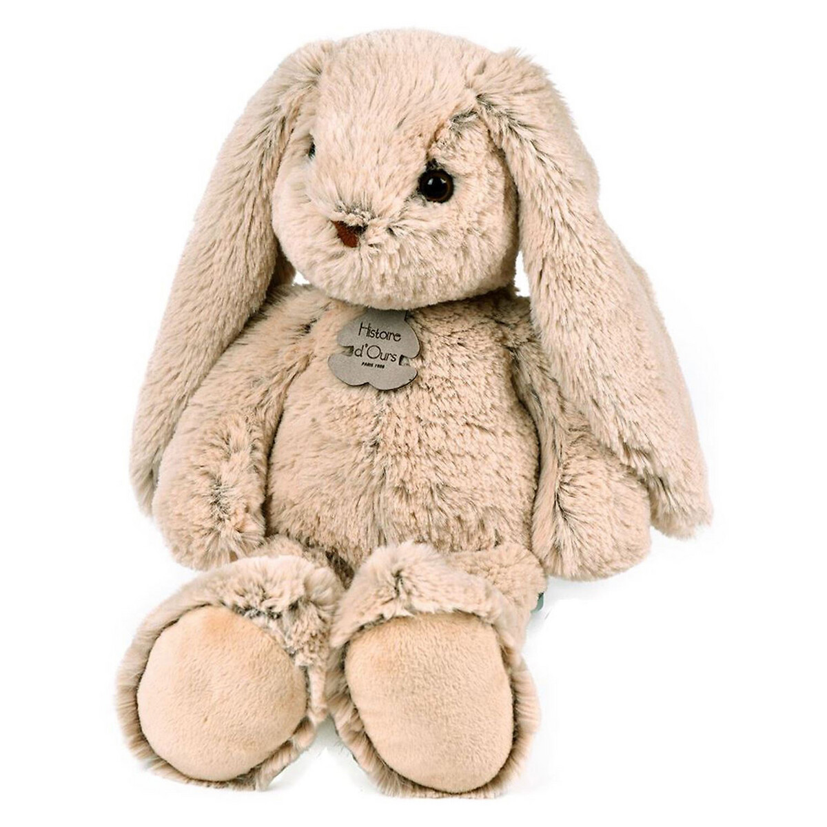 Peluche copain câlin lapin 40 cm beige beige, HISTOIRE D'OURS