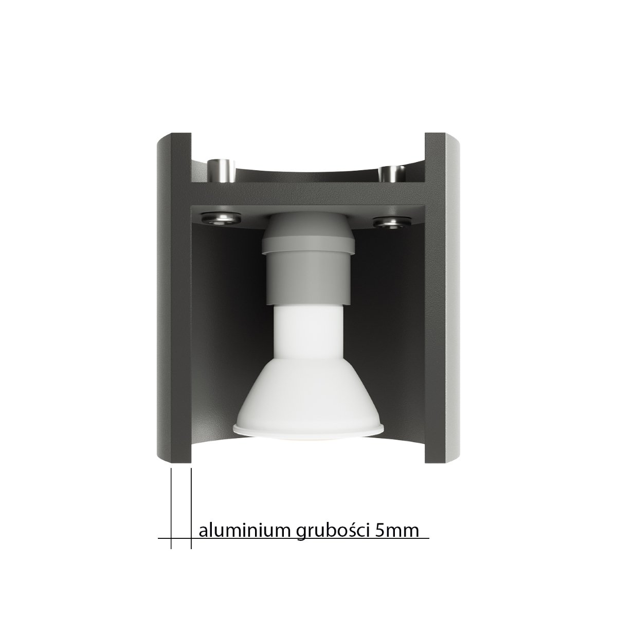 Applique Aluminium Blanc G9 1 Inez blanc, EDEN