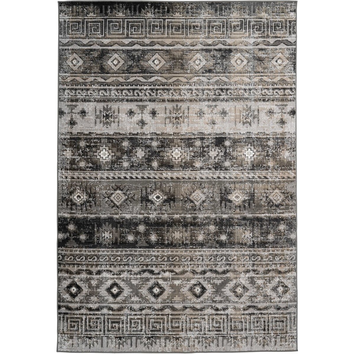 Tapis rectangulaire tissé, ARIYA gris, ARTE ESPINA