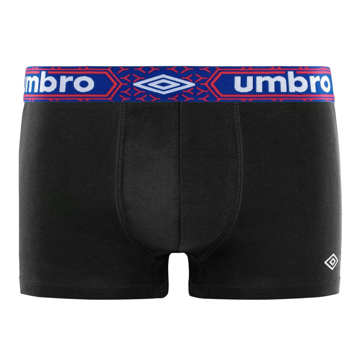 Lot De 8 Boxers Coton noir/blanc/bleu/gris chiné/rouge/jaune, UMBRO