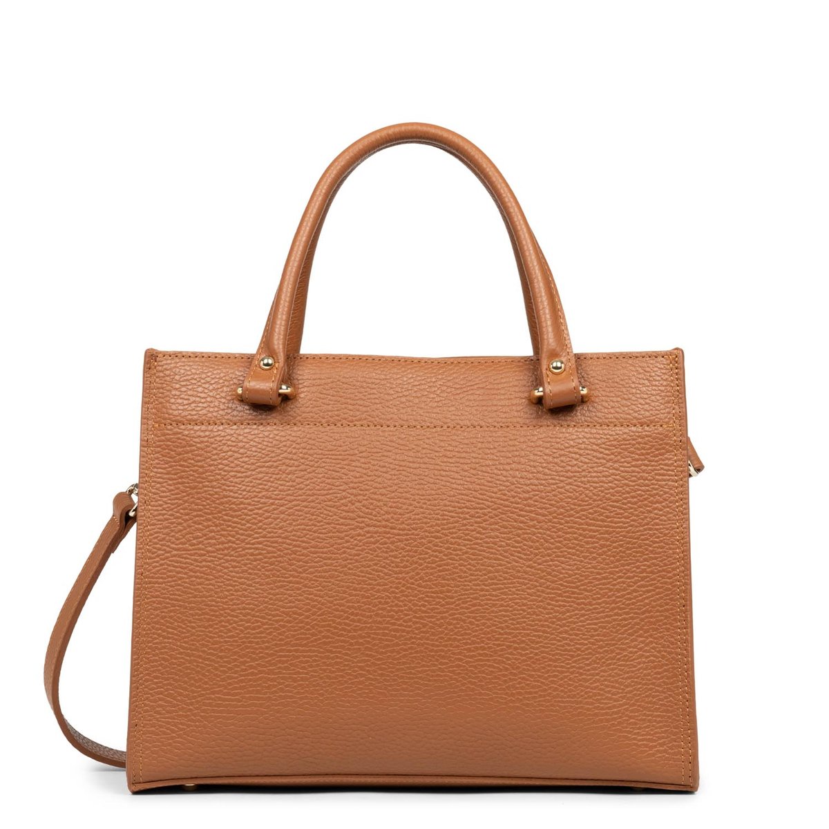 Sac à main, Made in France FOULONNÉ DOUBLE DAILY camel - in - orange, LANCASTER