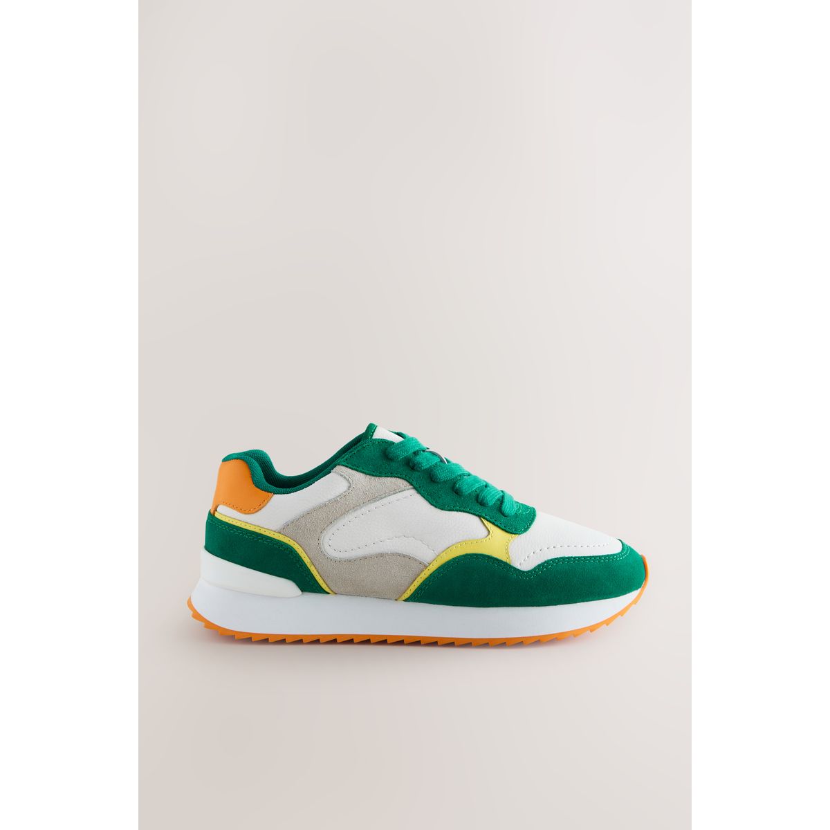 Baskets à semelle épaisse vert, NEXT