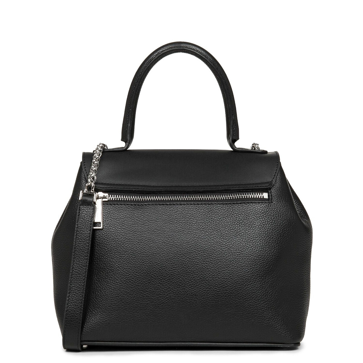 Foulonne Pia Leather Handbag black, LANCASTER
