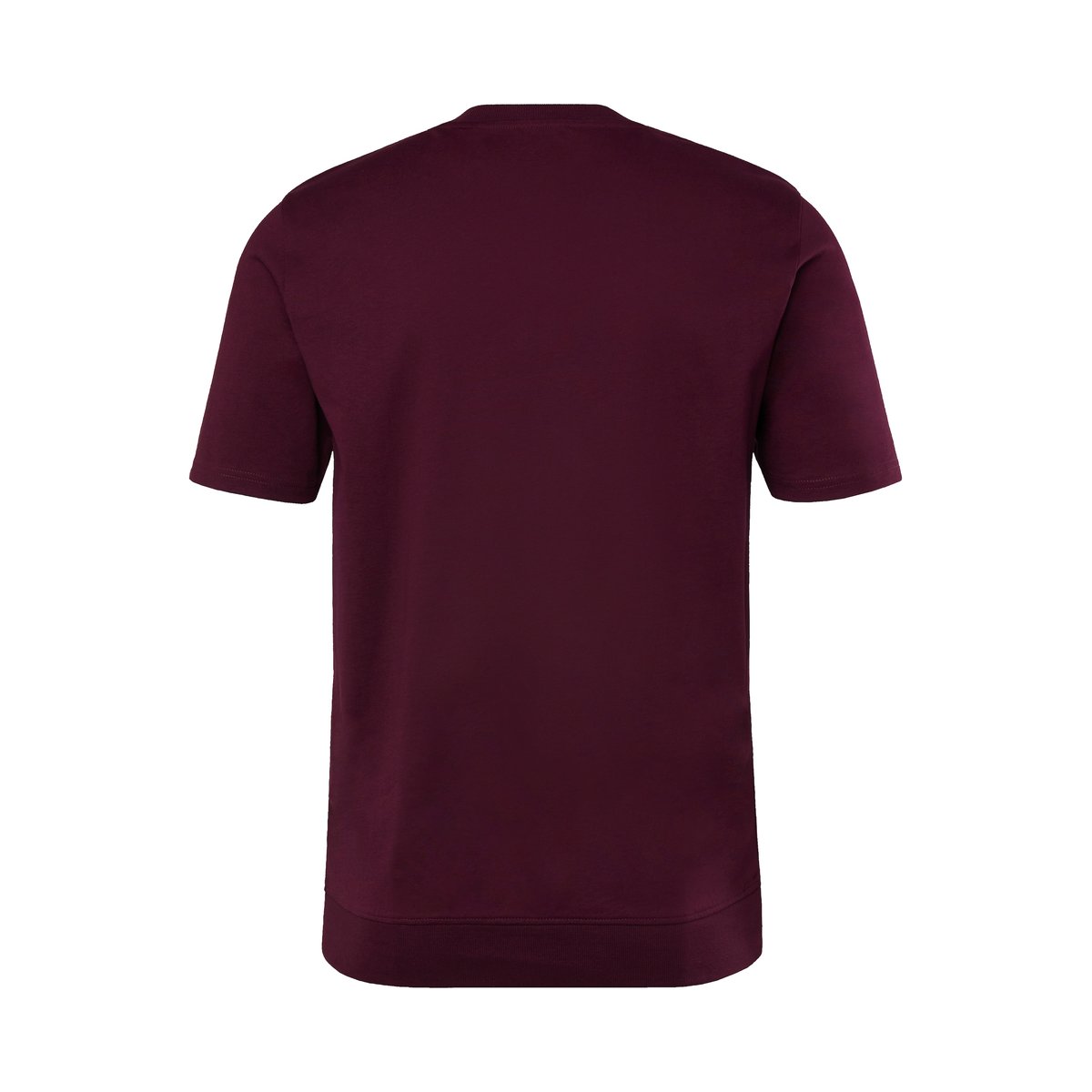 T-shirt Henley, ventre confort rouge vin foncé, JP1880