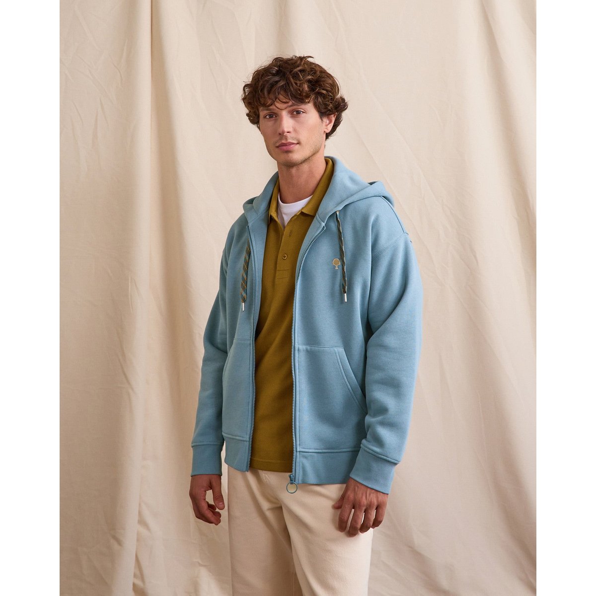 Sweat MESNIL OS bleu grisé, FAGUO
