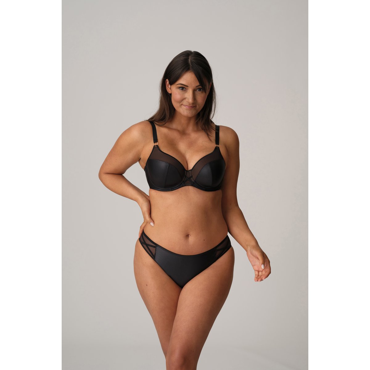 Slip brésilien ZIPOLITE noir - noir, PRIMADONNA