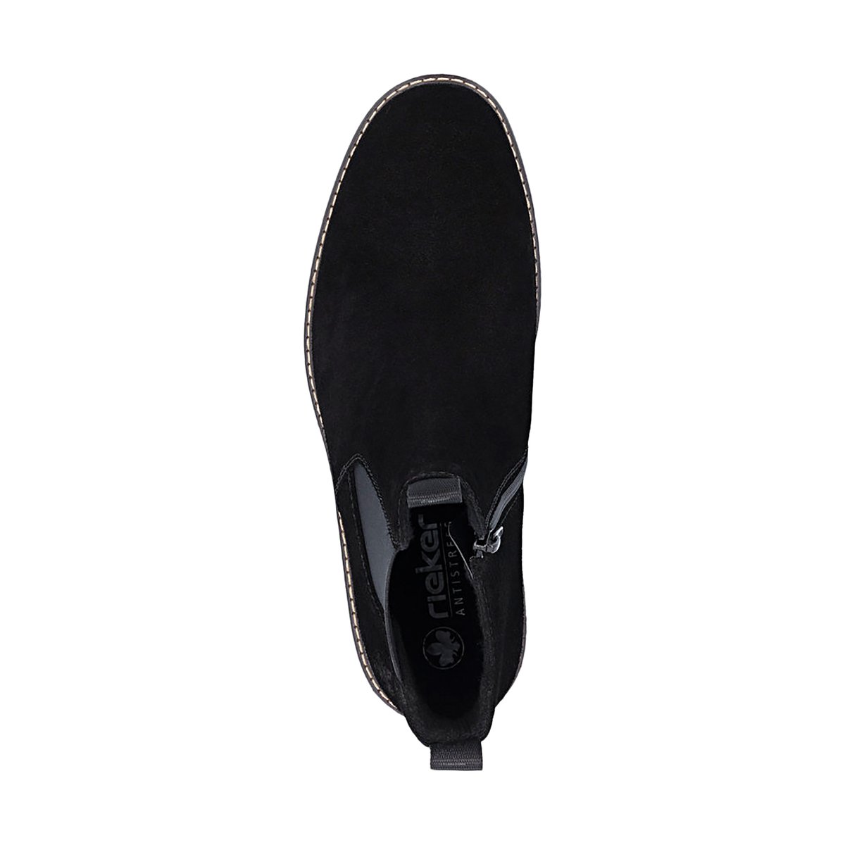 Bottine Cuir Rgd noir, RIEKER