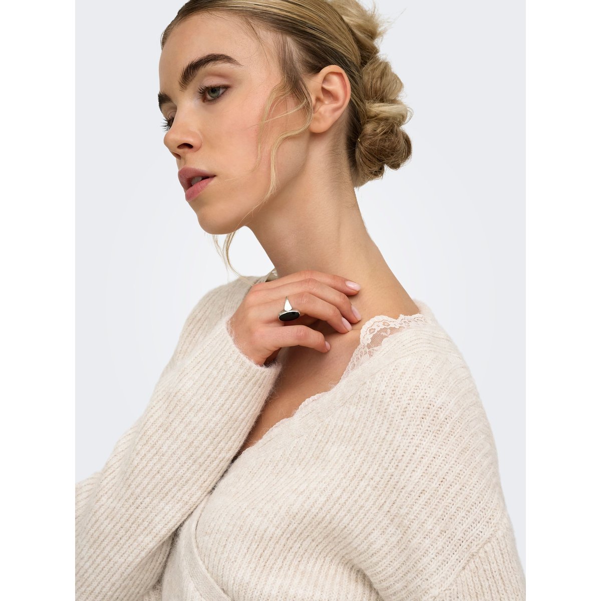 Pull En Maille marron - island fossil 1, ONLY