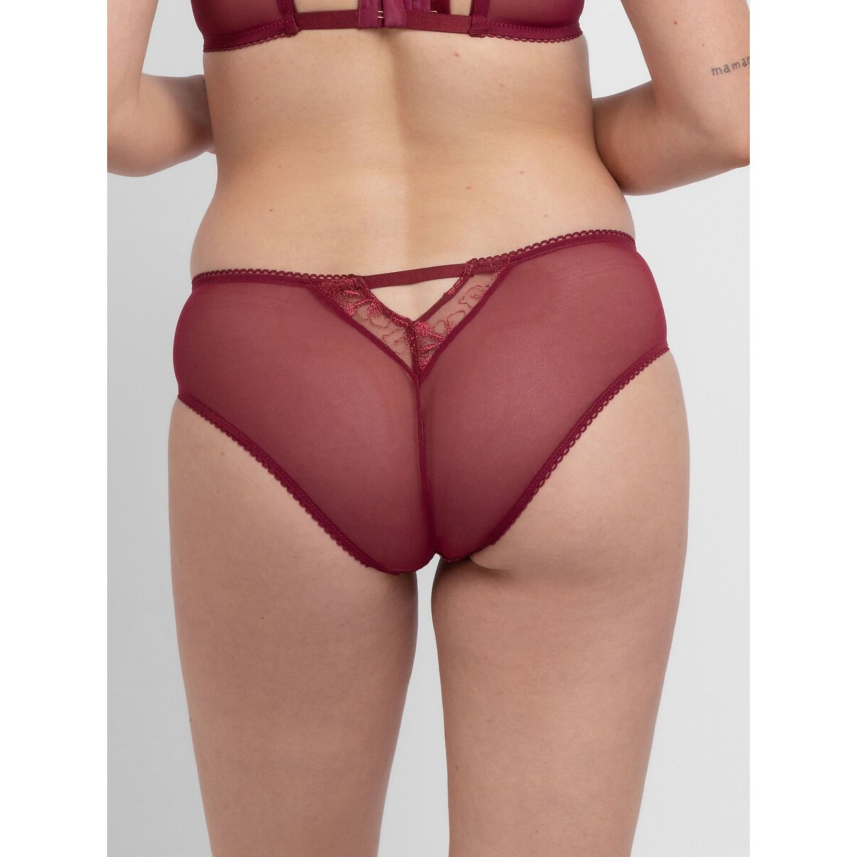 Vanya Knickers burgundy, DORINA