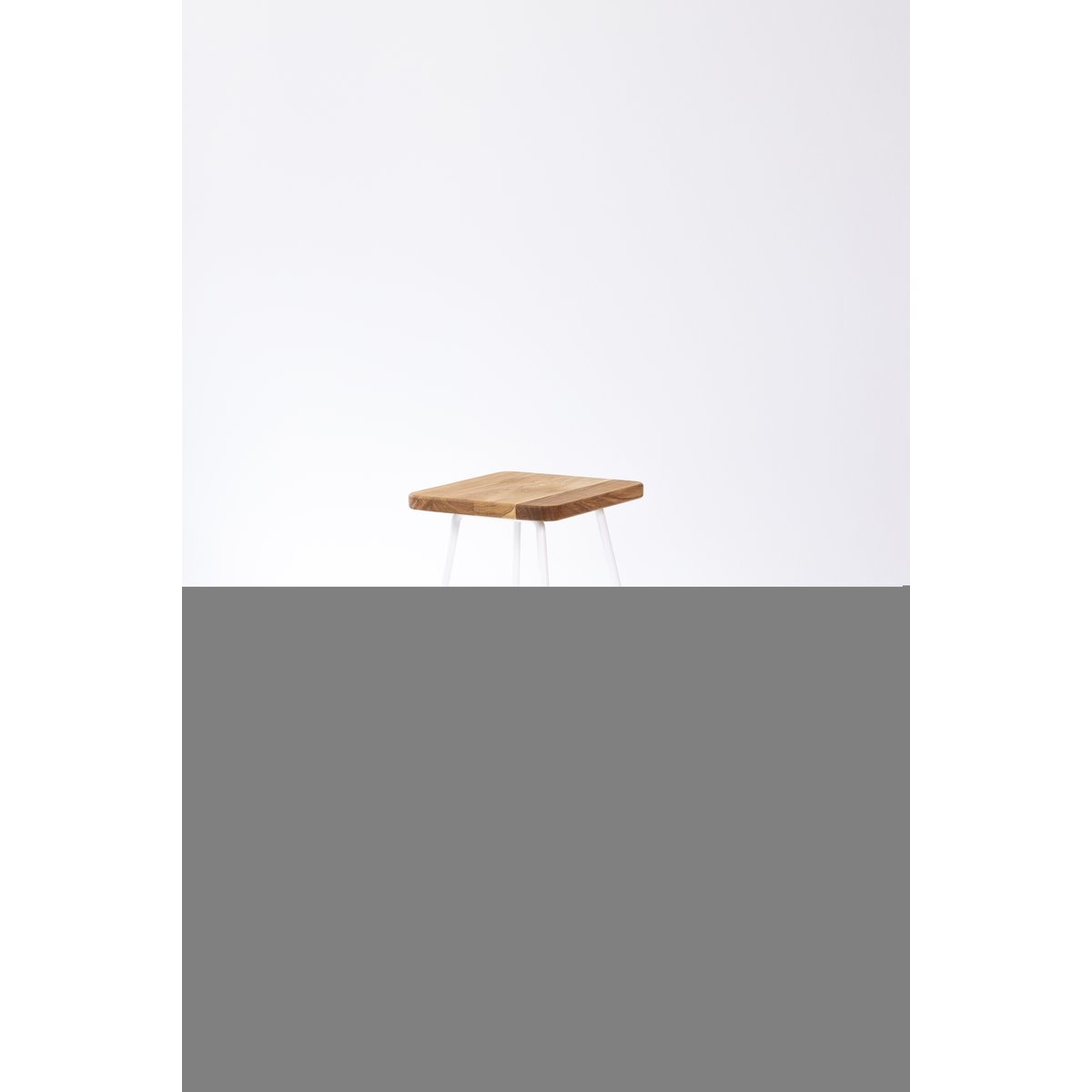 Tabouret de bar BARNI blanc, METALLBUDE